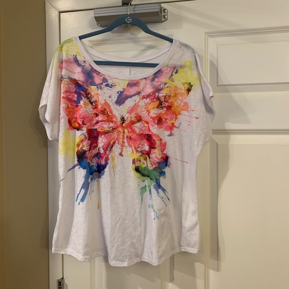 Lane Bryant Tops - Lane Bryant Butterfly Shirt